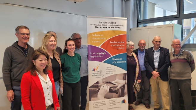 Les membres du Conseil d'Administration élus lors de l'AG, ainsi que Noémie Brochier, directrice
