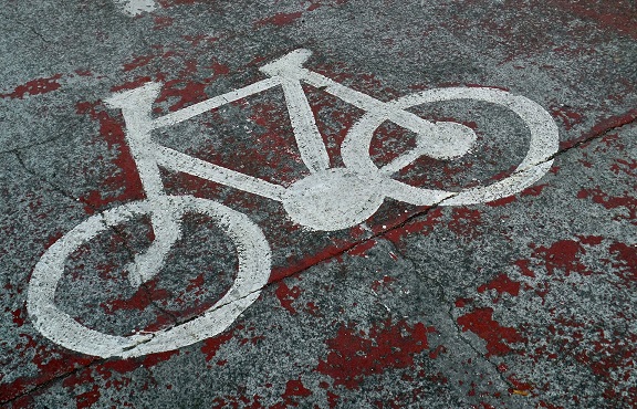 A Manosque, les vélos ont des parcs de stationnement