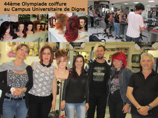 Le CFA de Digne a accueilli les épreuves des 44èmes Olympiades de la Coiffure Le CFA de Digne a accueilli les épreuves des 44èmes Olympiades de la Coiffure