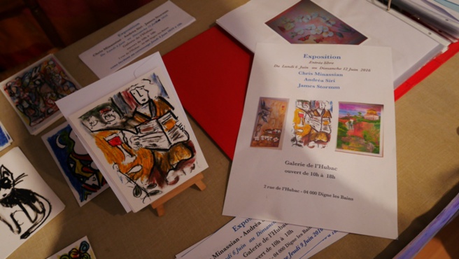 Trois artistes ayant du bleu à l’âme exposent à Digne Trois artistes ayant du bleu à l’âme exposent à Digne