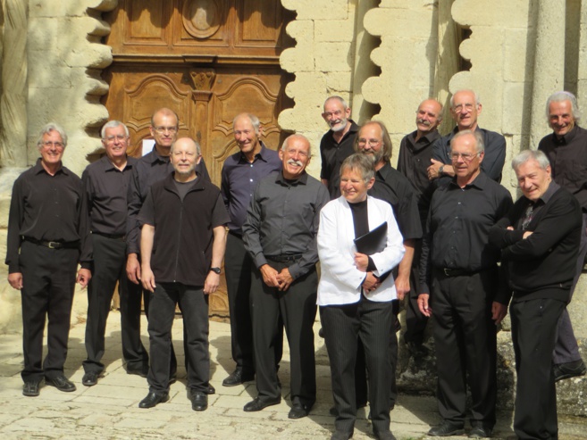 Les valets de choeur à Ganagobie Les valets de choeur à Ganagobie