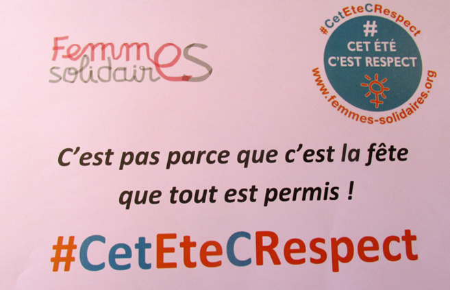 Femmes Solidaires lance la campagne « Cet été c’est respect » Femmes Solidaires lance la campagne « Cet été c’est respect »
