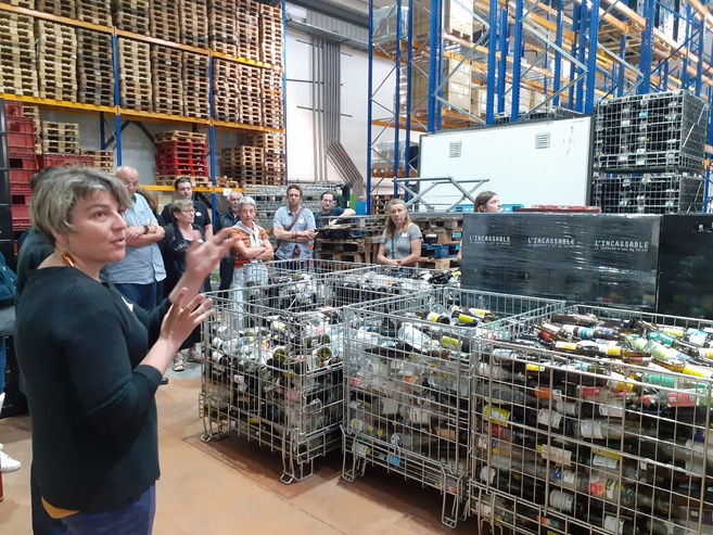 Réemploi des bouteilles vides à Sisteron avec REVERA Réemploi des bouteilles vides à Sisteron avec REVERA