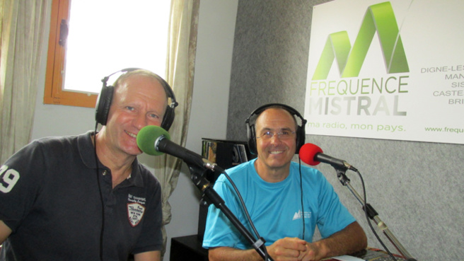 Hugues Degueurce et Aldo Bignals Président du Club Alpin français de Haute Provence Hugues Degueurce et Aldo Bignals Président du Club Alpin français de Haute Provence