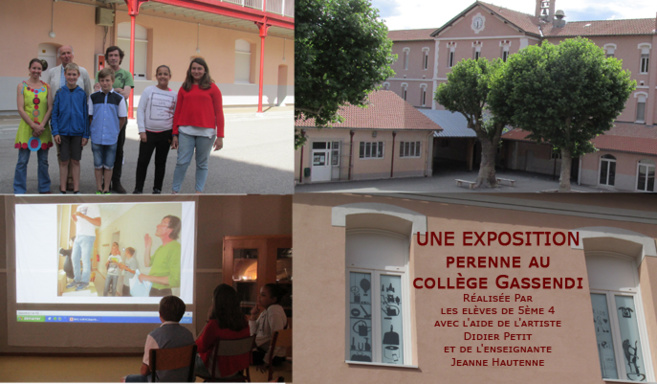 Des collégiens dignois exposent leur Bric à Brac. Des collégiens dignois exposent leur Bric à Brac.