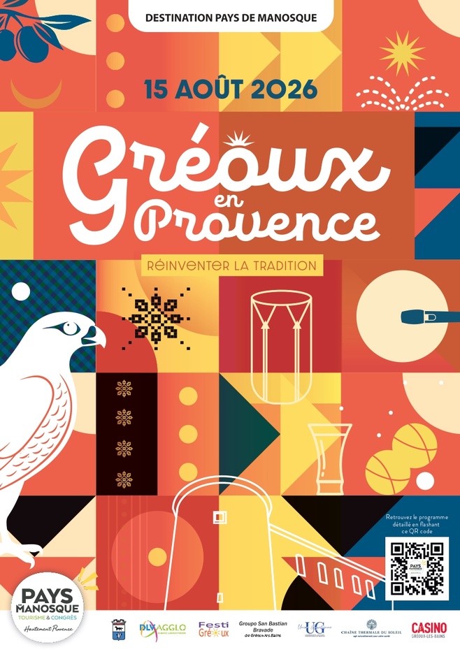 A vos agendas : Gréoux en Provence - 15 août 2026 A vos agendas : Gréoux en Provence - 15 août 2026