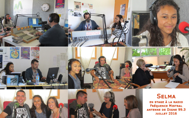 Selma, notre jeune stagiaire à Fréquence Mistral est notre invitée Selma, notre jeune stagiaire à Fréquence Mistral est notre invitée