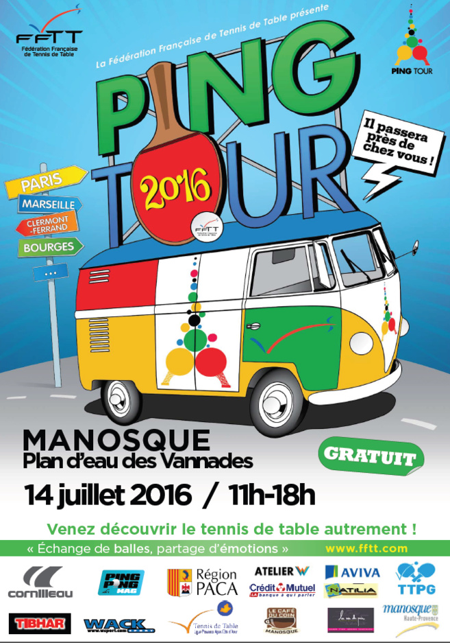 Le Ping Tour ou le tennis de table au pays de Giono Le Ping Tour ou le tennis de table au pays de Giono