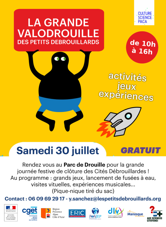 Les Petits Débrouillards débarquent au Parc de Drouille Les Petits Débrouillards débarquent au Parc de Drouille