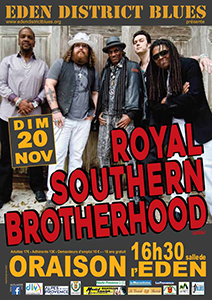 "ROYAL SOUTHERN BROTHERHOOD" Concert dominical exceptionnel à Oraison !