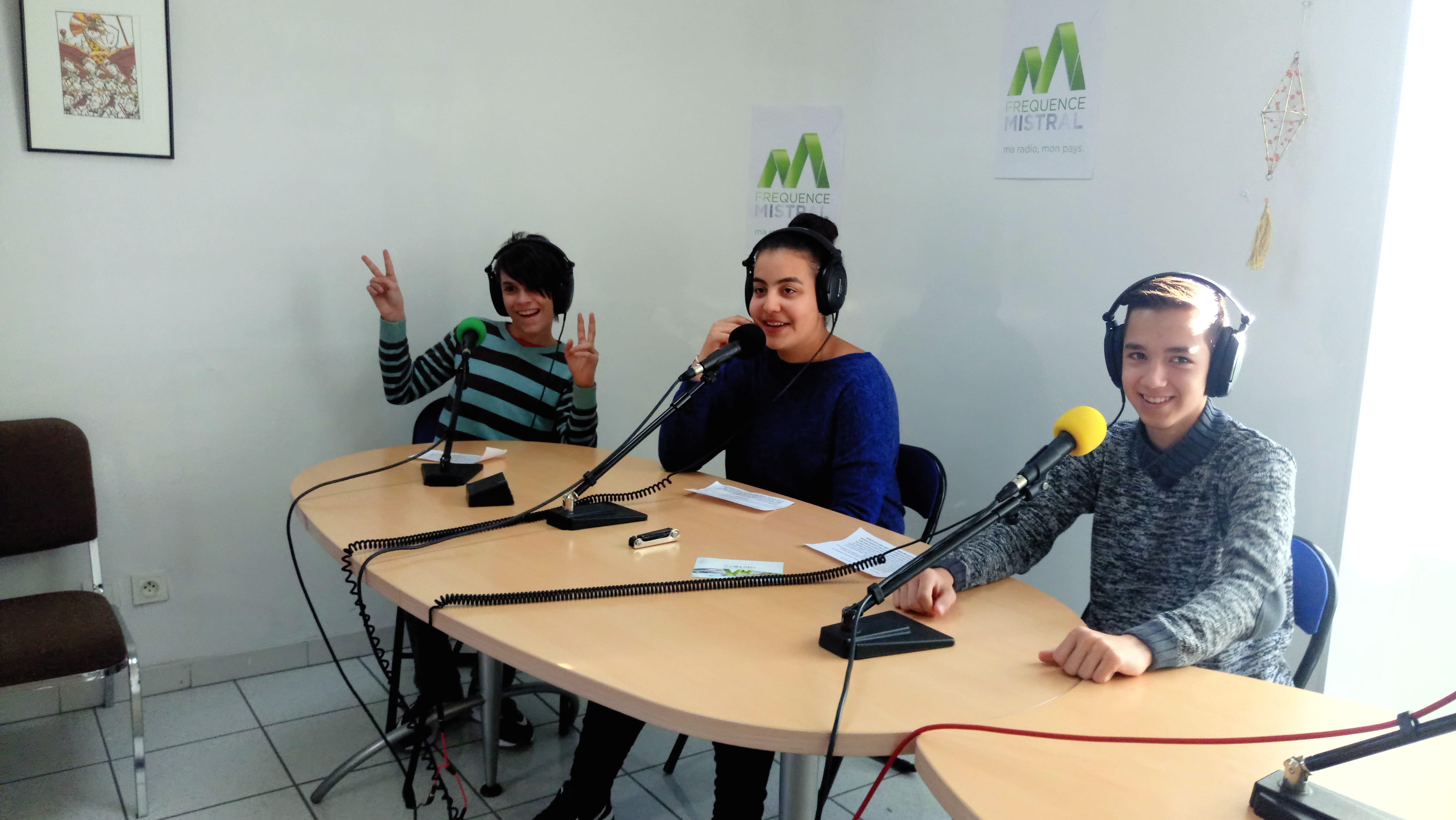 Camélia, William et Léo ont passé une semaine au sein de notre radio…