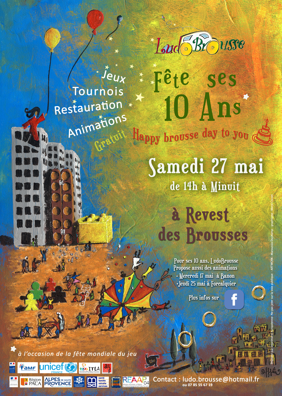 Happy Brousse Day ludothèque ! Un anniversaire à Revest-des-Brousses