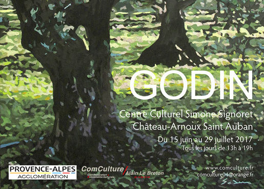 L’exposition du peintre Jacques Godin est visible à Château-Arnoux