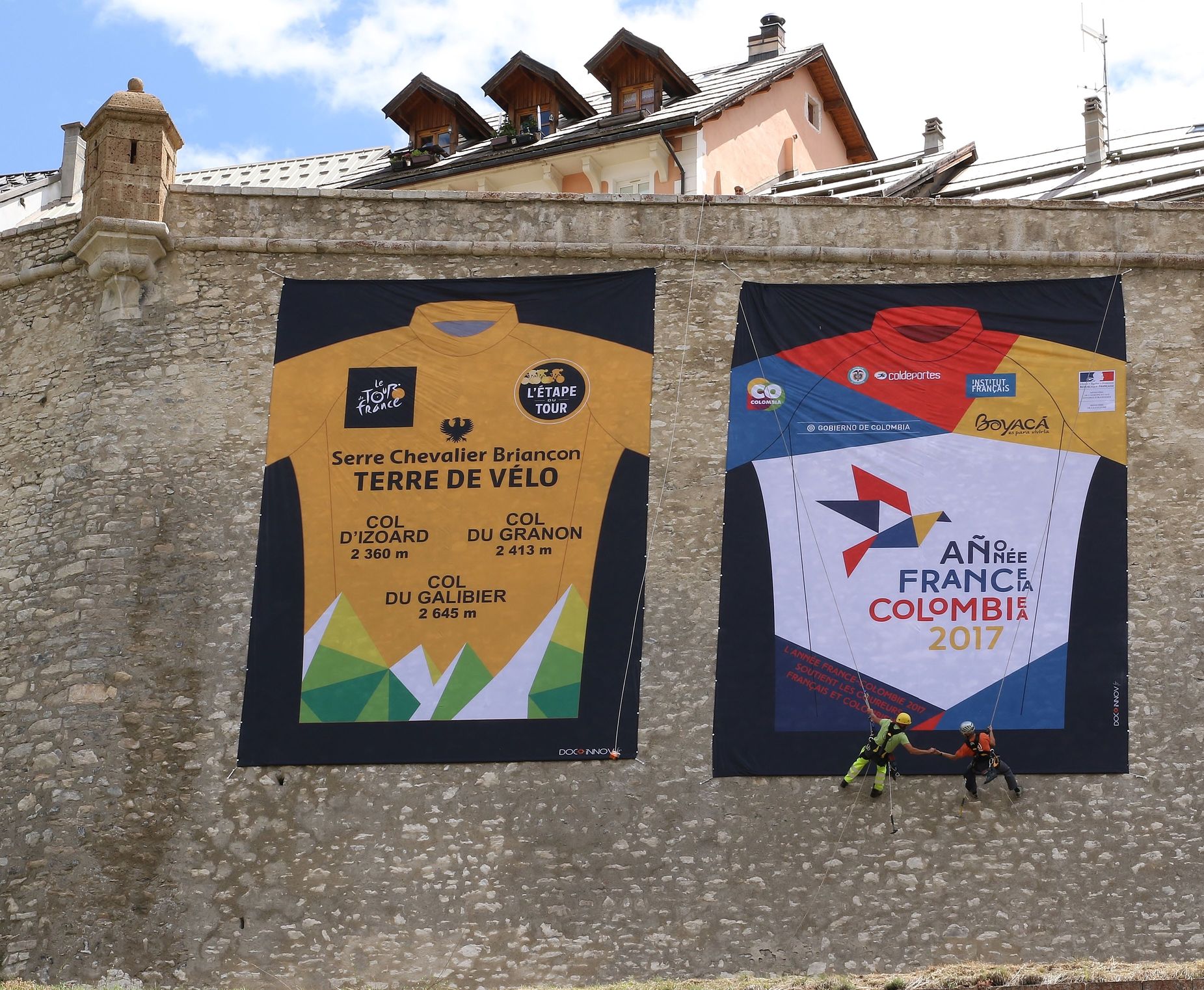 Tour de France à Serre-Chevalier : des champions, des élus et un président !