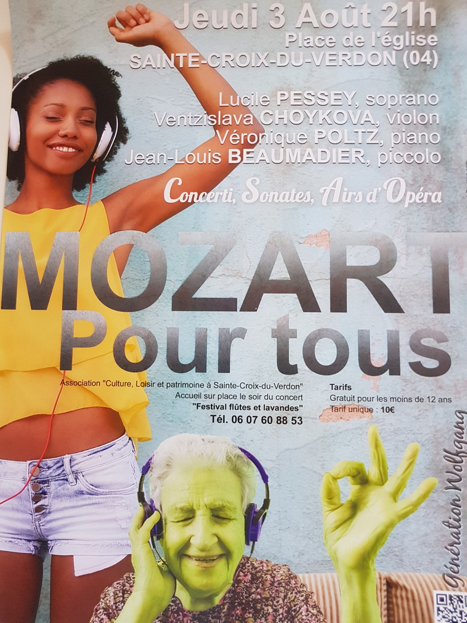 Sainte-Croix célèbre Mozart jeudi soir