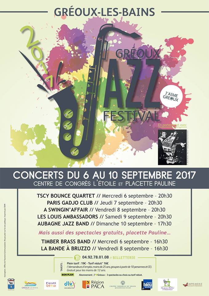 Pendant 5 jours, Gréoux-les-Bains va swinguer aux sons du jazz