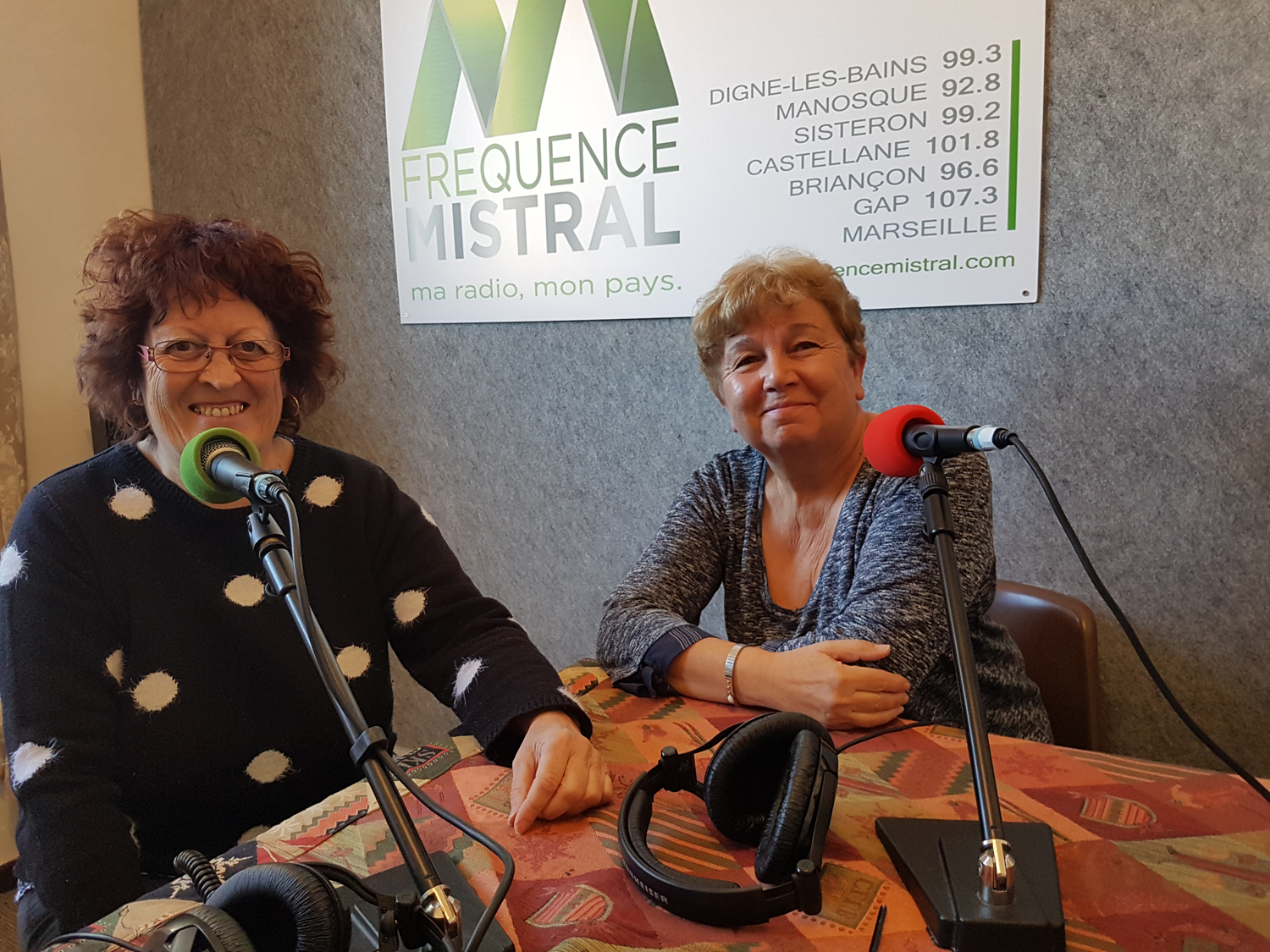 Régine D'Allosto et Annie Pegolotti de l'association JALMALV Digne