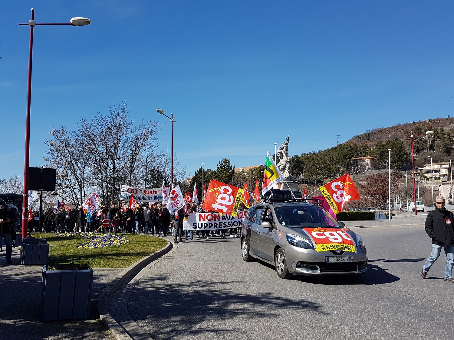 Journée de manifestations hier dans les Alpes du Sud