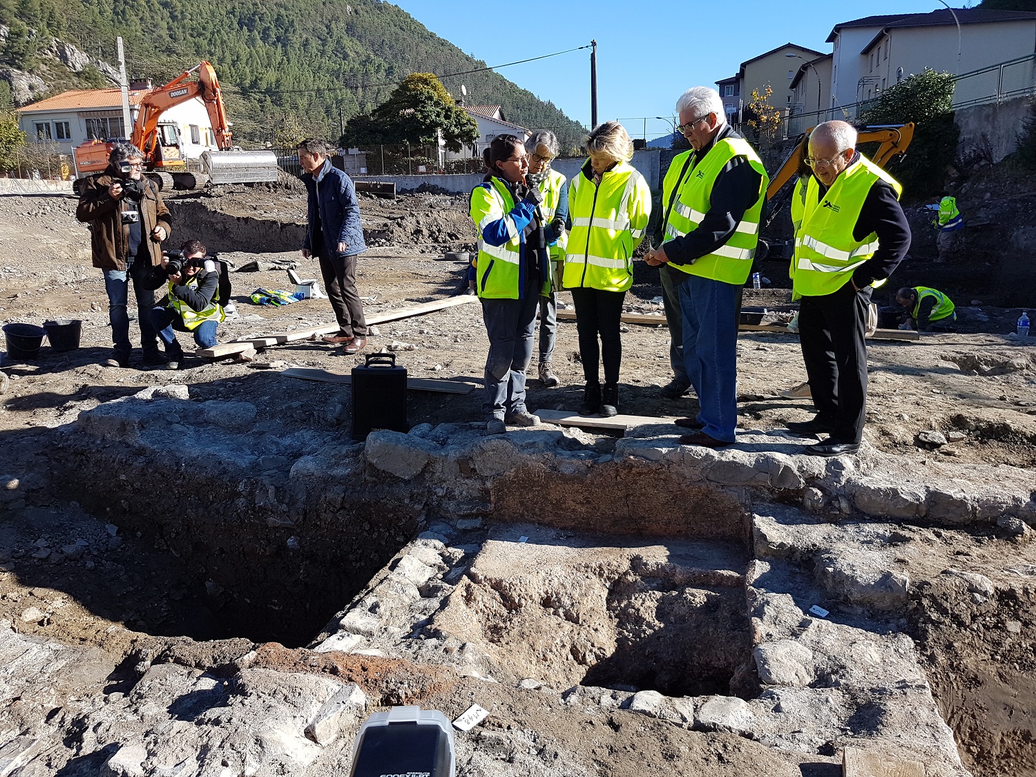 Des fouilles archéologiques avant un gymnase à Digne
