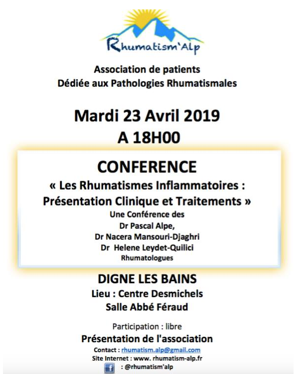 Une association pour combattre les maladies rhumatismales