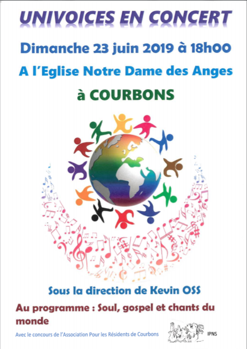 La chorale Univoices en concert à Courbons