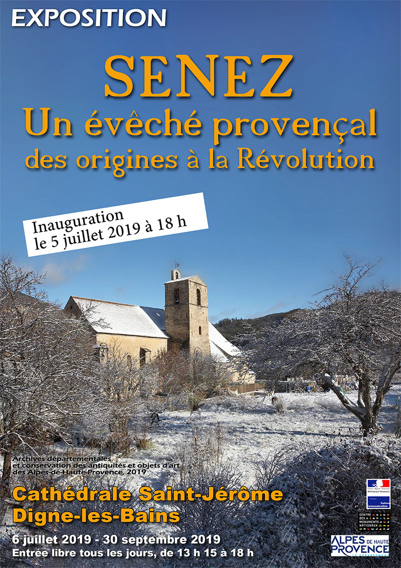 Histoires d'Archives - Exposition Cathédrale Saint Jérôme sur l'ancien évêché de Senez
