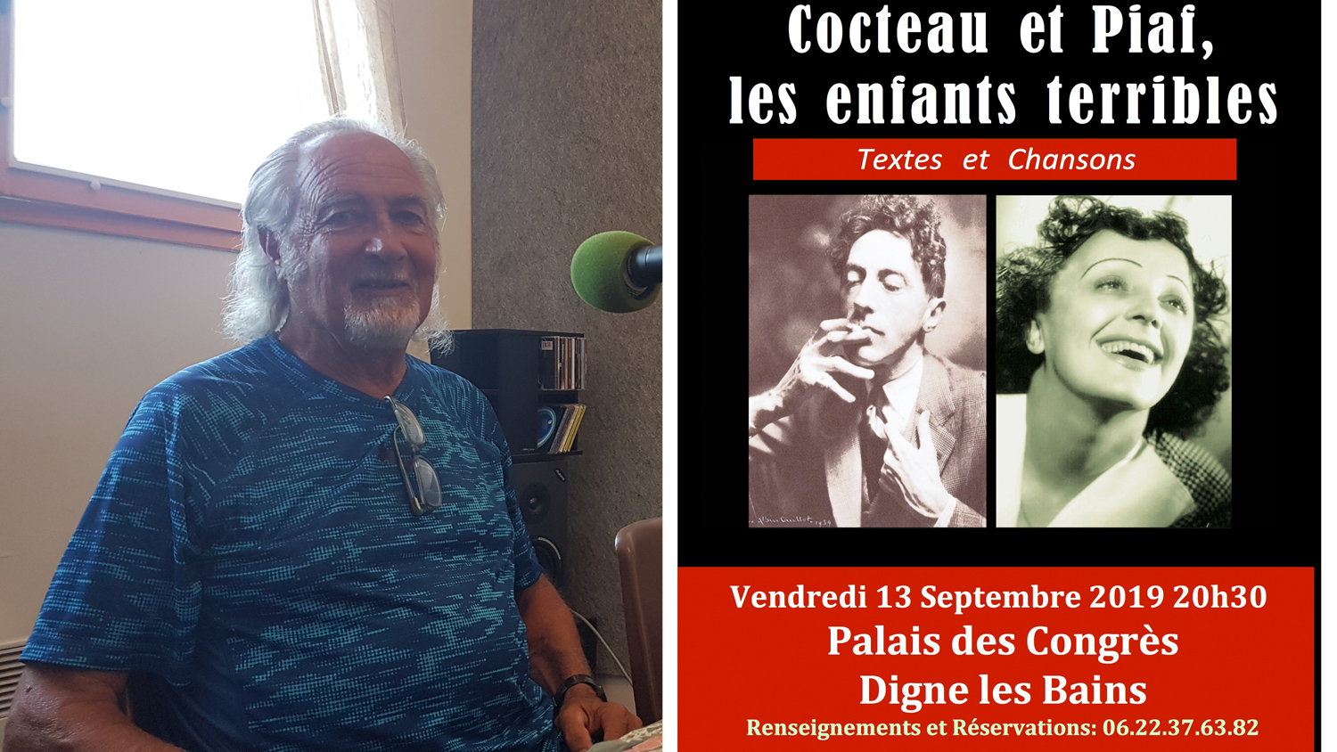 Cocteau et Piaf les enfants terribles au Palais des congrès