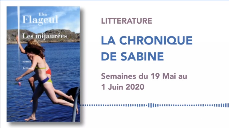 La Chronique de Sabine du 23 Mai 2020