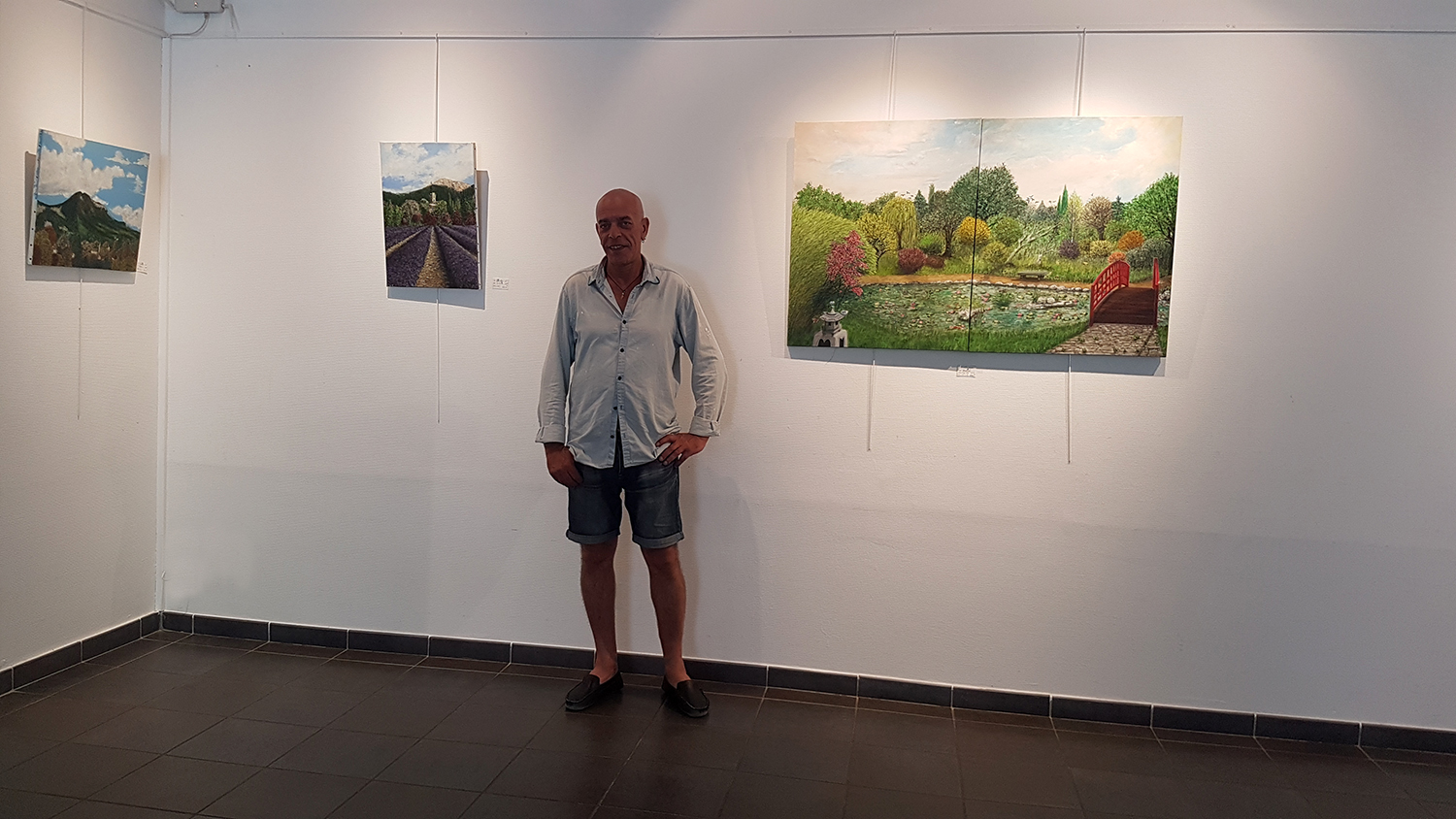 Digne : Frédéric Martin peint et expose sa ville à l’Atrium