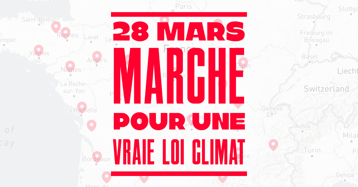 Une "Marche pour une vraie loi climat" à Manosque