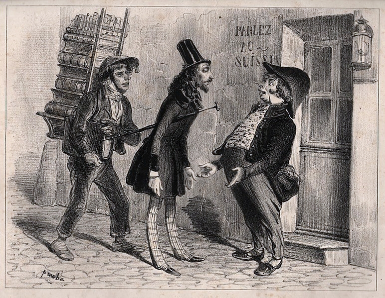 Gravure de Clément Pruche (cir. 1840's) - Source Wikipedia commons