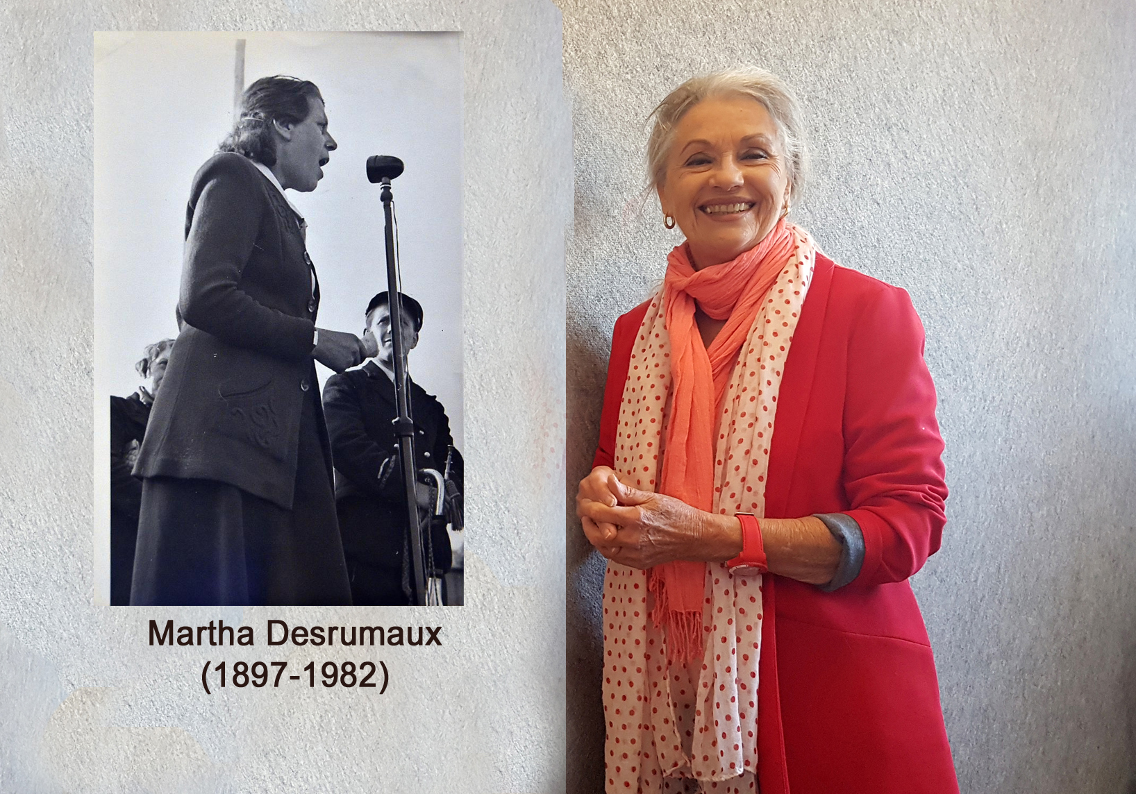 Martha Desrumaux et Jacqueline Hennegrave