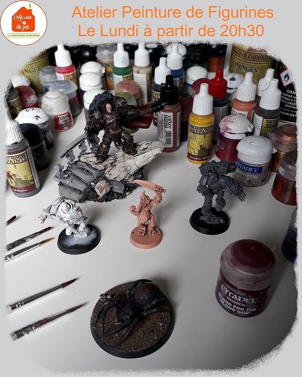 Des Ateliers Figurines au coin du jeu à Briançon