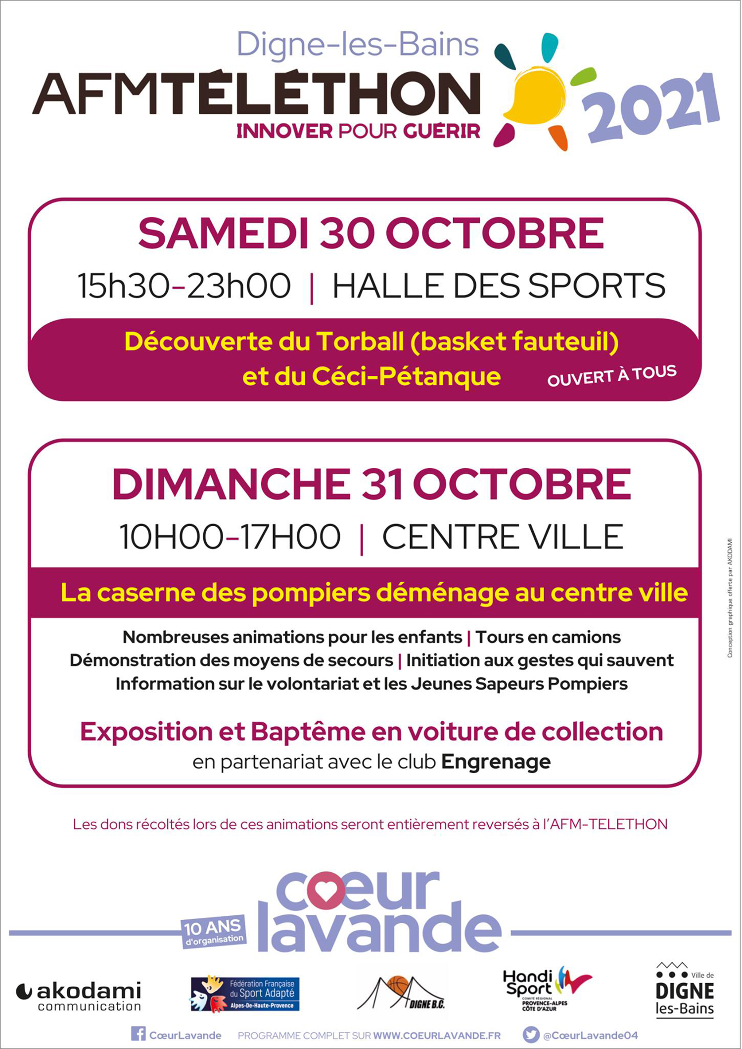 Ce week-end lancement du téléthon à Digne les Bains