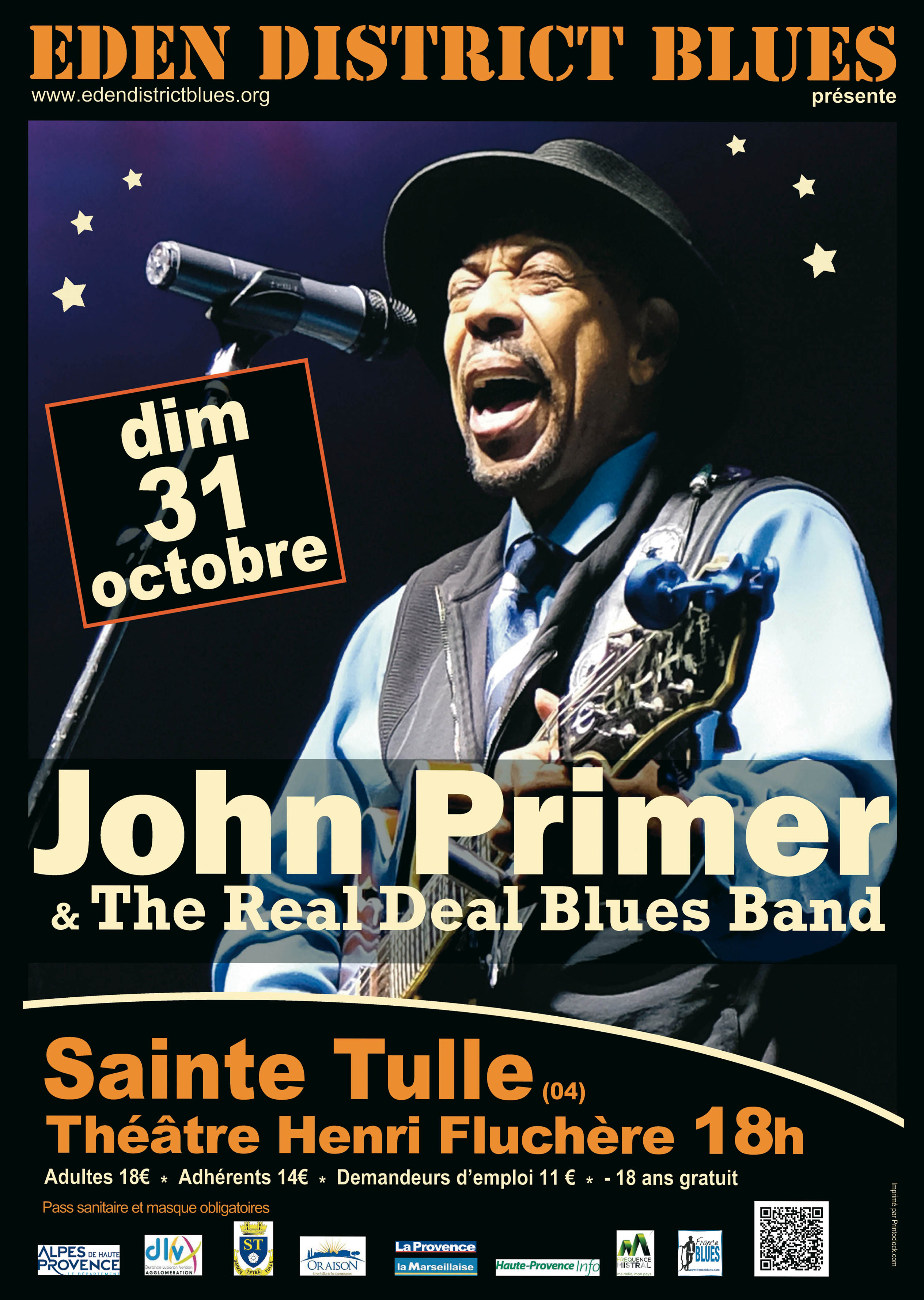 Concert Blues : JOHN PRIMER AND THE REAL DEAL BLUES BAND