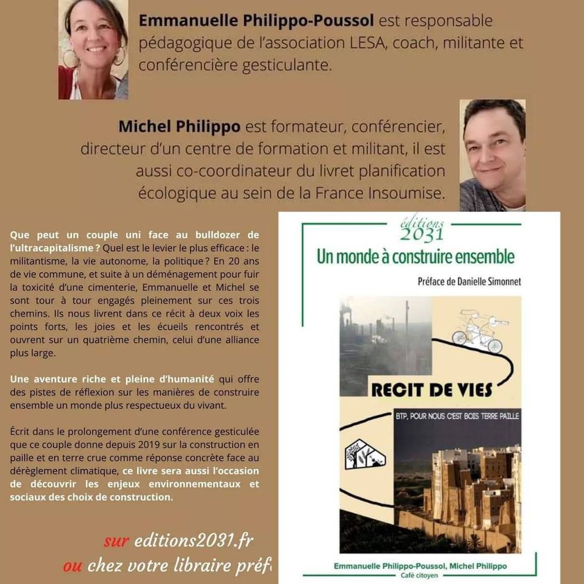 Un monde à construire ensemble -  Emmanuelle Philippot-Poussol et Michel Philippot