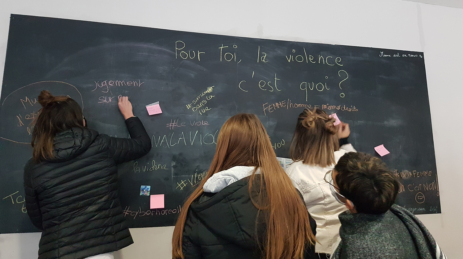 Les élèves du lycée professionnel Beau de Rochas sensibilisés à la lutte contre les violences faites aux femmes