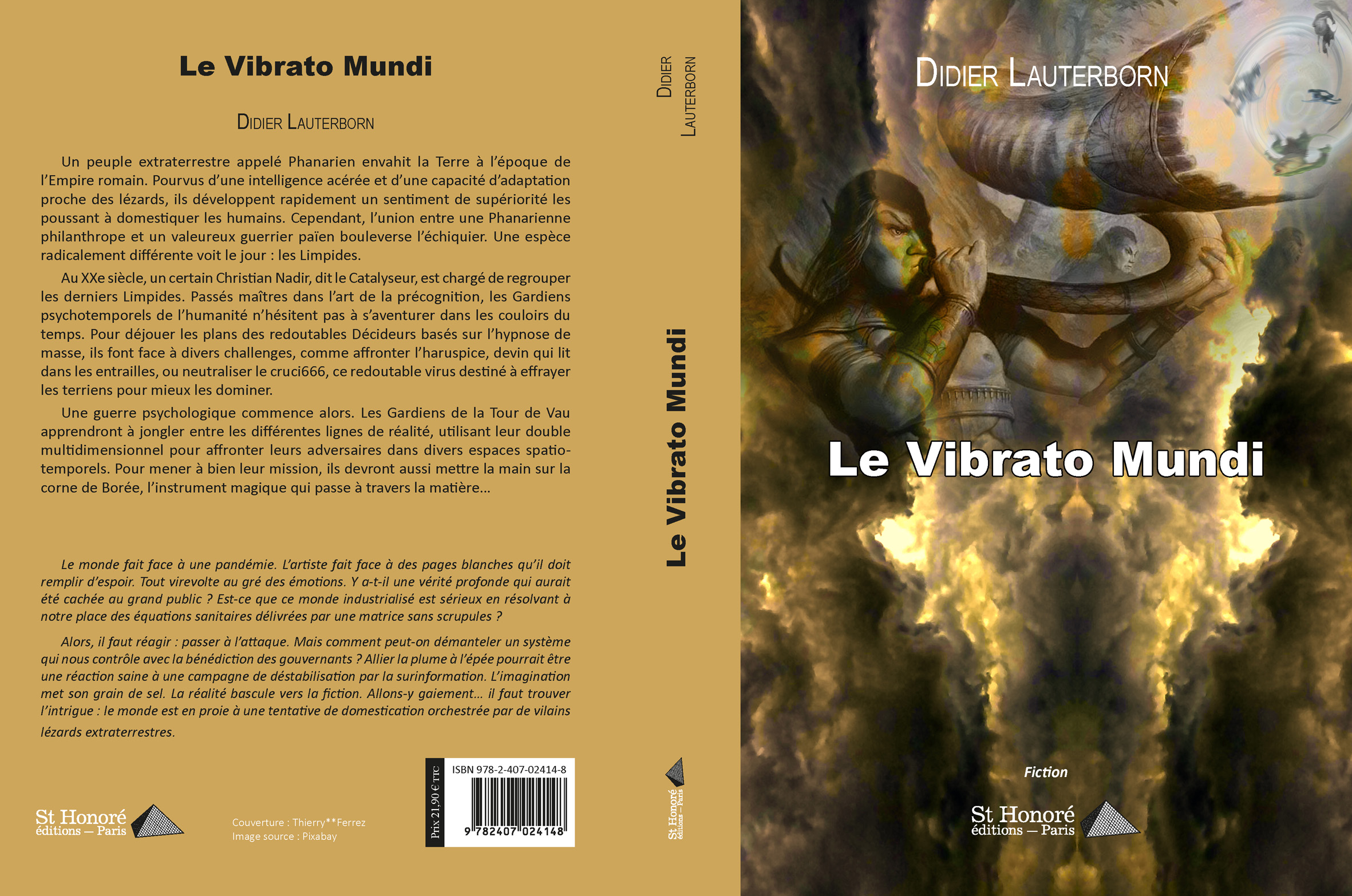 Le vibrato mundi : Troisème roman de l'écrivain Didier Lauterborn