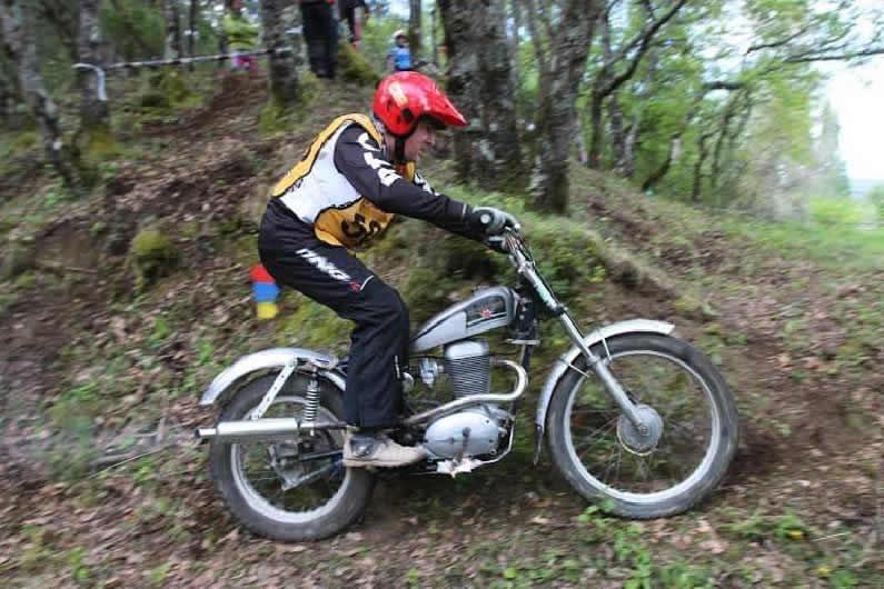 Une épreuve trial moto dédiée aux Anciennes