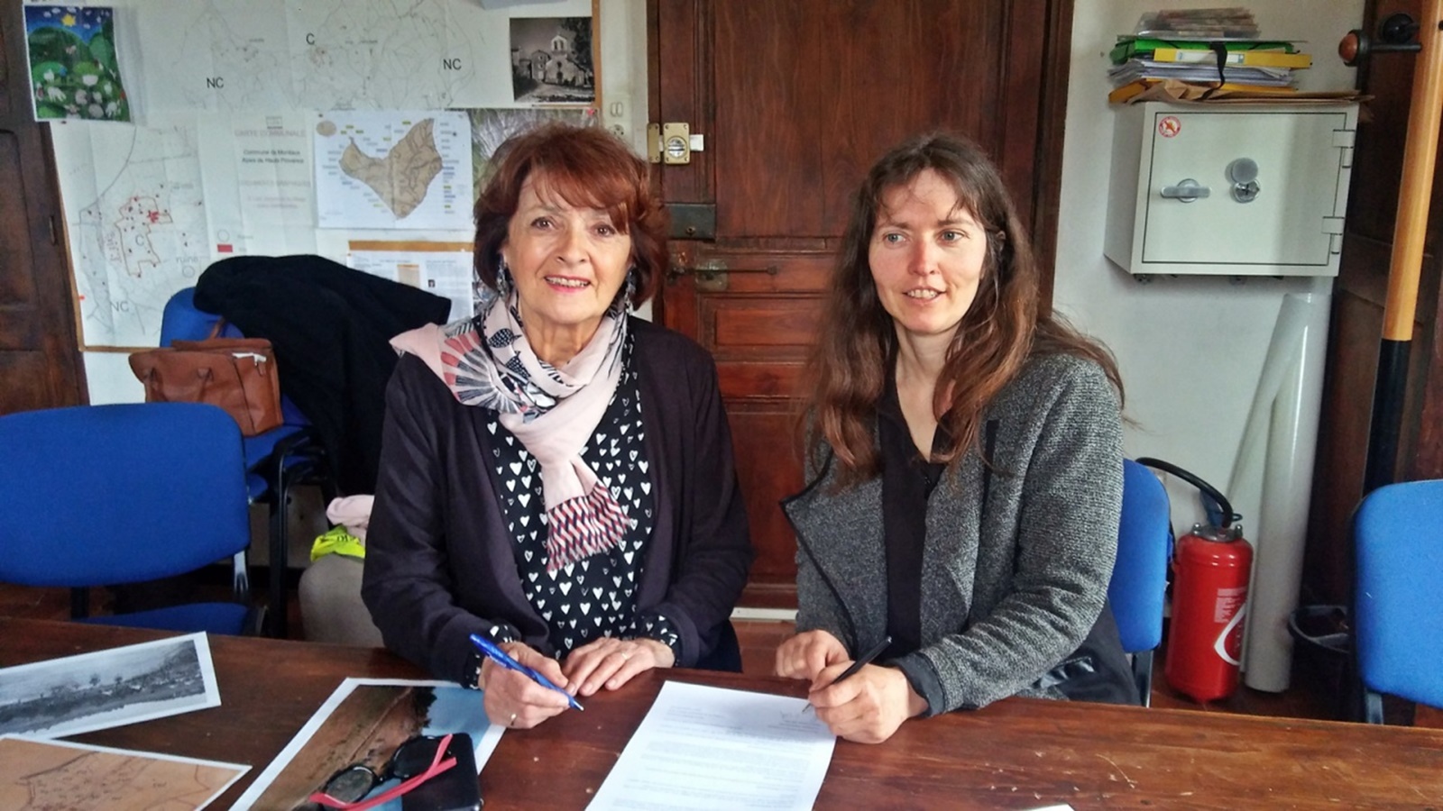 In memoriam. Avril 2019,  Marie-Françoise Brunel et Camille Feller lancent la souscription pour le Vieux Montlaux.