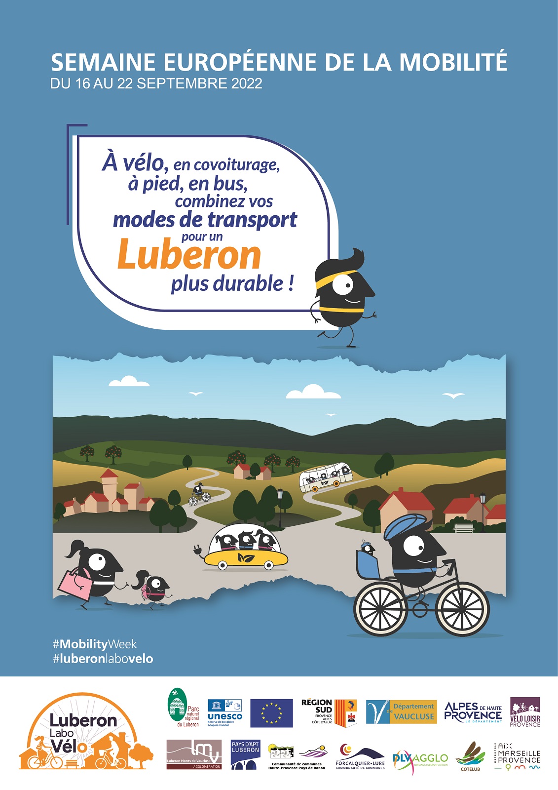 La "Semaine européenne de la mobilité" dans le Luberon 