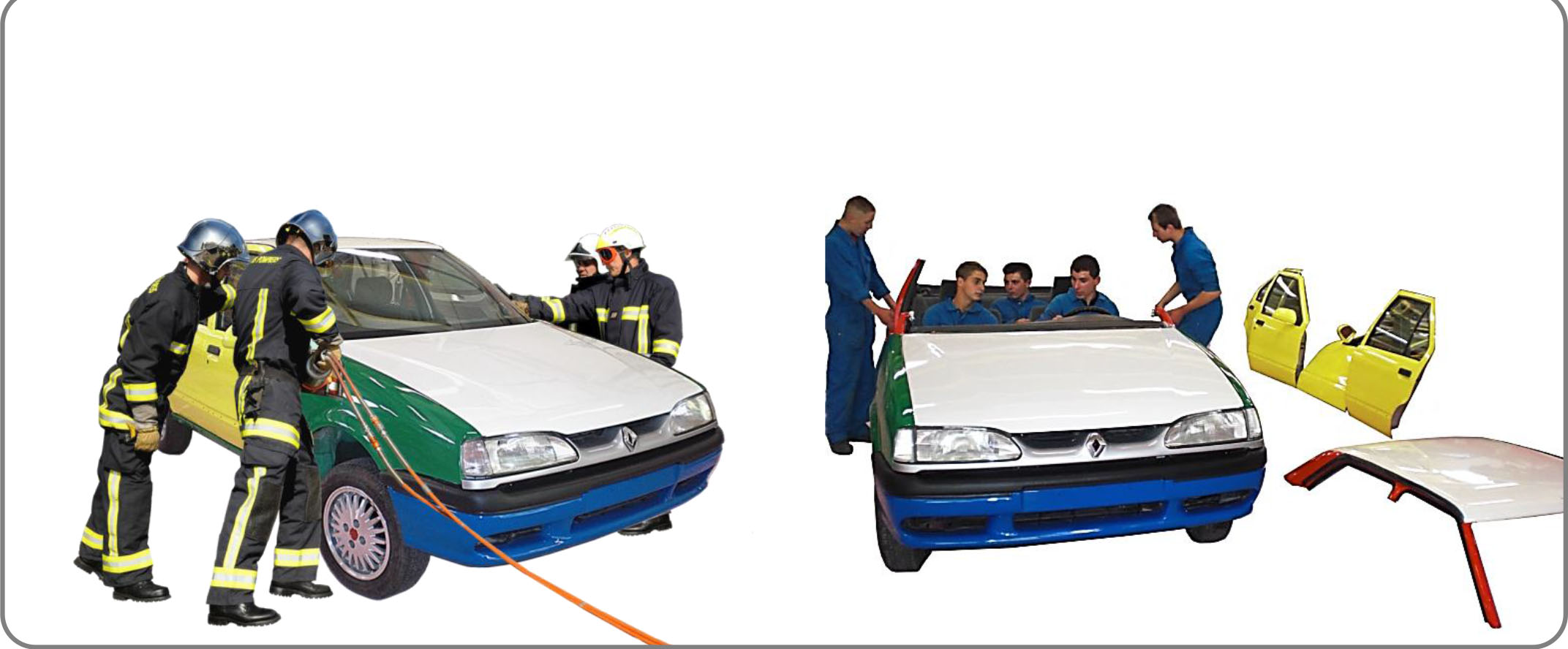 Une voiture-puzzle assemblée à Manosque a été remise aux pompiers du 04