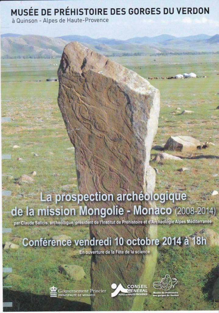 Le musée de Quinson propose une conférence sur les prospections archéologiques au centre de la Mongolie