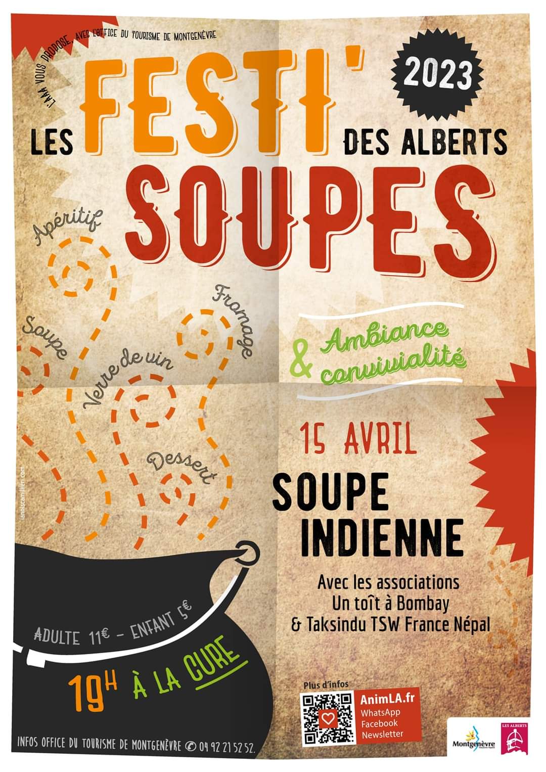 une Festi'soupe indienne au profit de 2 associations !