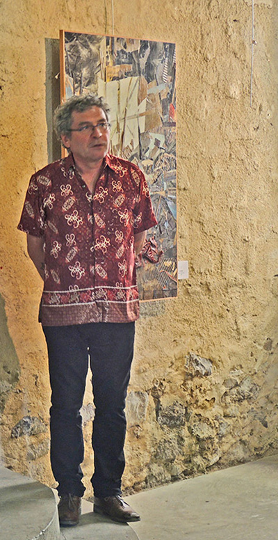 Rétrospective 2014 : Estivales, invité l'archéologue et plasticien Michel Grenet (20.08.2014).