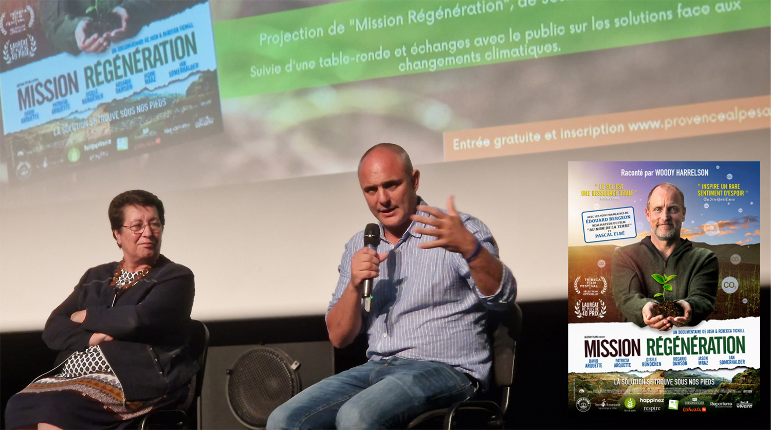 Mission Régénération un documentaire suivi d'un débat à Digne les bains.