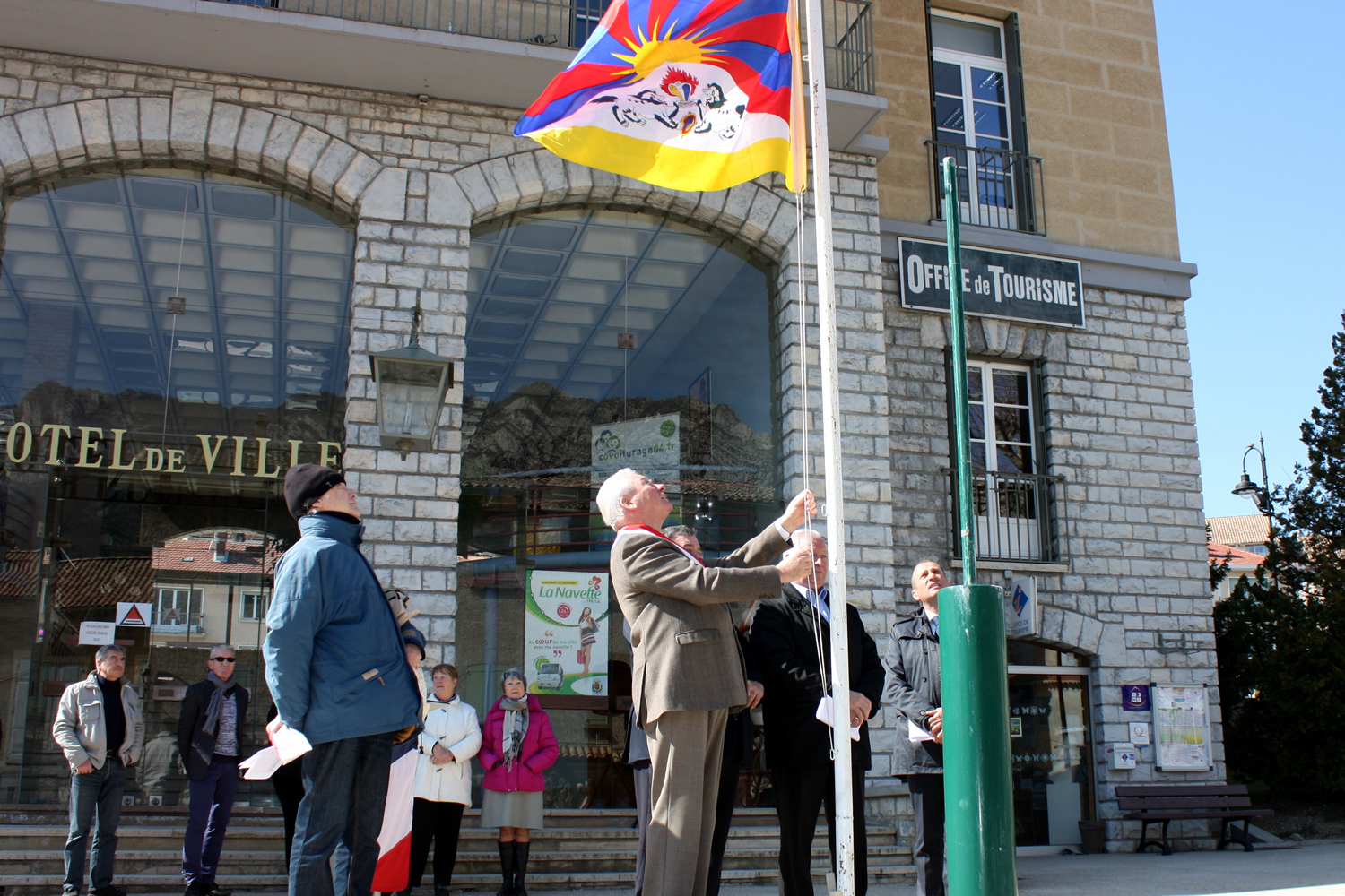 Comme tous les ans, la ville de Sisteron apporte son soutien au peuple Tibétain !