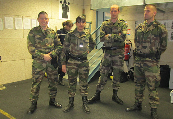 Nous avons assisté à l'entrainement des réservistes de la gendarmerie à Digne