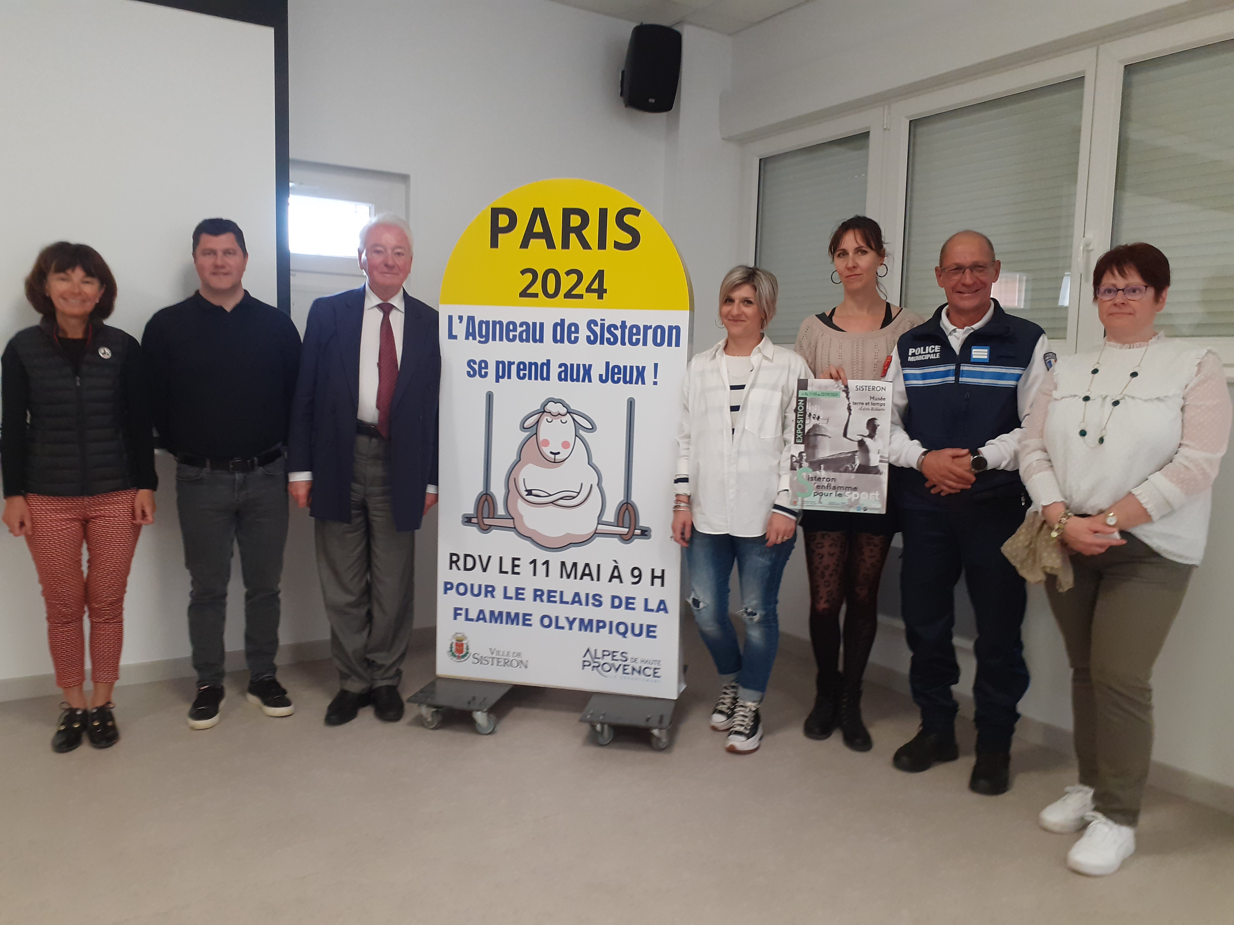 Le passage sécurisé de la Flamme Olympique à Sisteron