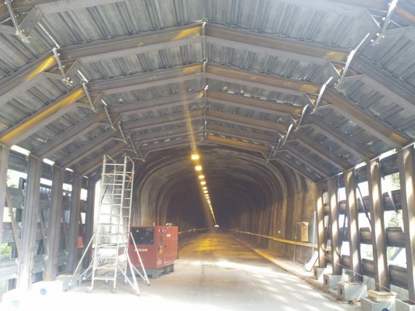 Travaux Tunnel du Chambon